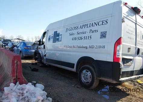 2021 Ram Promaster 3500 High Roof 159 Wb z USA, uszkodzony, nr VIN 3C6FRVHG5ME500688